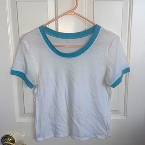 White & blue PacSun t-shirt size small